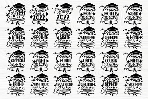 Graduation SVG Bundle, Class of 2022 Svg, Graduate SVG TonisArtStudio 