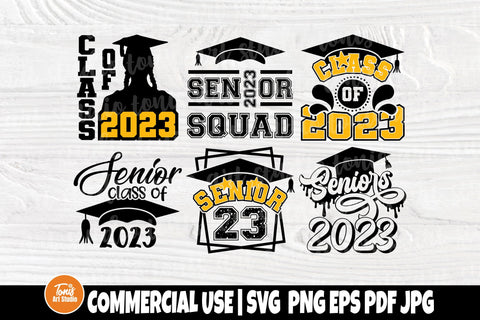 Graduation SVG Bundle - Senior 2023 Svg - Class of 2023 Svg - Graduate Svg - Png Sublimation SVG TonisArtStudio 