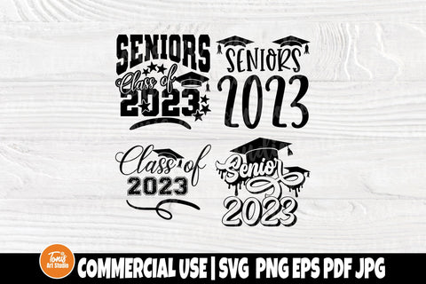 Graduation SVG Bundle - Senior 2023 Svg - Class of 2023 Svg - Graduate Svg - Png Sublimation SVG TonisArtStudio 