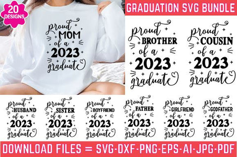 Graduation SVG Bundle, Senior 2023 SVG, Class of 2023 Svg, Png SVG farhad farhad 