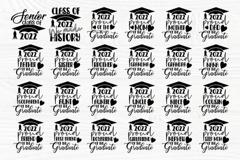 Graduation SVG Bundle, Senior Class of 2022 Svg SVG TonisArtStudio 