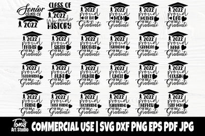 Graduation SVG Bundle, Senior Class of 2022 Svg SVG TonisArtStudio 