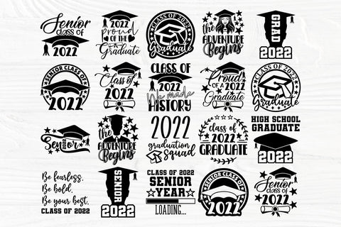 Graduation SVG Bundle, Senior Class of 2022 Svg SVG TonisArtStudio 