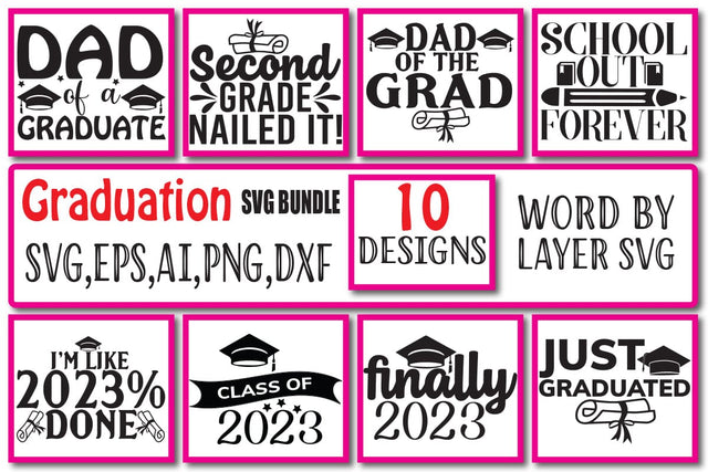 Graduation SVG Bundle SVG Craftlabsvg24 