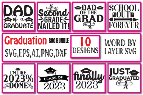 Graduation SVG Bundle SVG Craftlabsvg24 