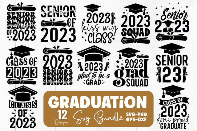 Graduation SVG Bundle SVG DESIGNS DARK 
