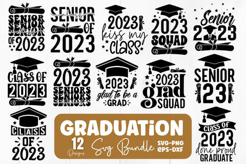Graduation SVG Bundle SVG DESIGNS DARK 