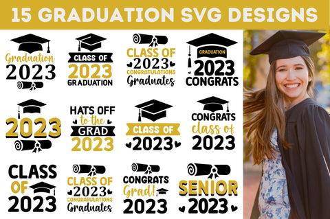 Graduation SVG Bundle SVG Regulrcrative 