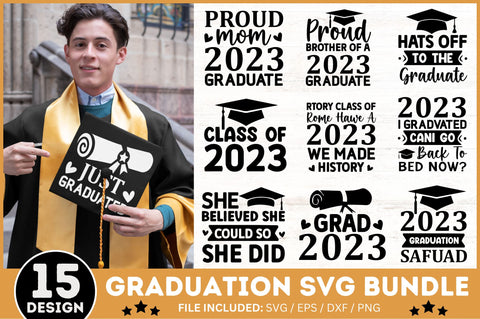 Graduation SVG Bundle SVG Regulrcrative 