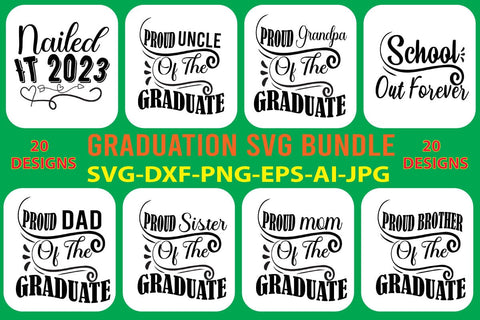 Graduation SVG Bundle SVG Syaman 