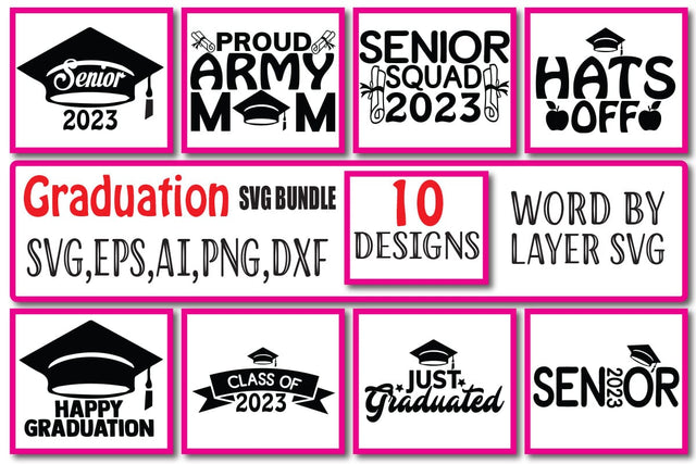 Graduation SVG Bundle Vol. 2 SVG Craftlabsvg24 