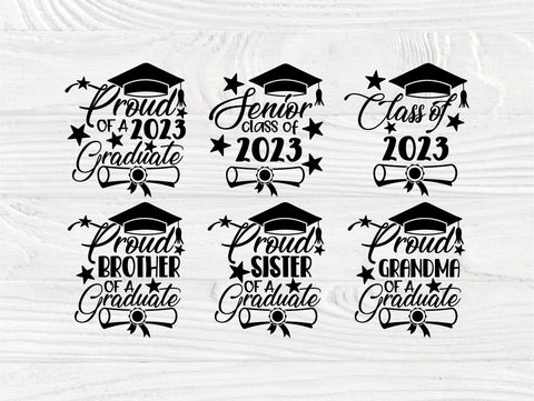 Graduation SVG Cut Files, Proud Family Bundle, Class of 2023 SVG TonisArtStudio 