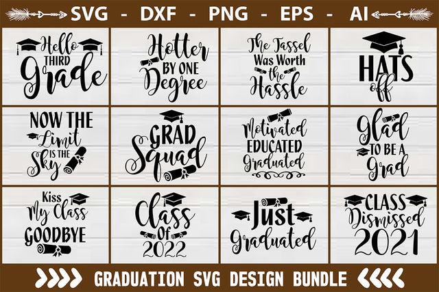 Graduation SVG Design Bundle SVG Nbd161 