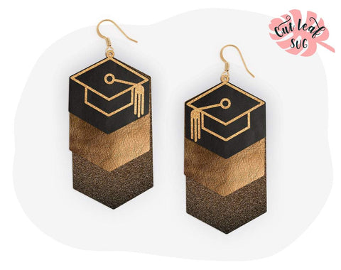 Graduation svg, Earring svg, Class of 2020 svg, Senior 2020 svg, Senior svg, Graduation 2020 svg, Leather earring svg, graduation cap svg SVG CutLeafSvg 