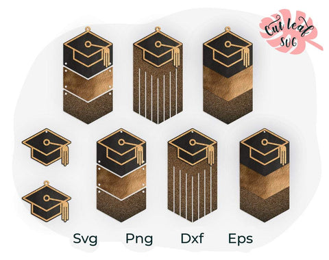 Graduation svg, Earring svg, Class of 2020 svg, Senior 2020 svg, Senior svg, Graduation 2020 svg, Leather earring svg, graduation cap svg SVG CutLeafSvg 