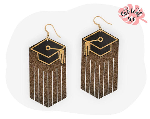 Graduation svg, Earring svg, Class of 2020 svg, Senior 2020 svg, Senior svg, Graduation 2020 svg, Leather earring svg, graduation cap svg SVG CutLeafSvg 