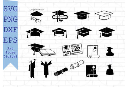 Graduation SVG, Graduate SVG, Graduation Cap Svg, University Svg, College Svg, Student Svg, School Svg SVG Artstoredigital 