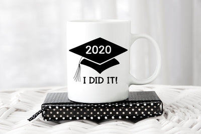 Graduation SVG -I did it! - Class of 2020 SVG Stacy's Digital Designs 