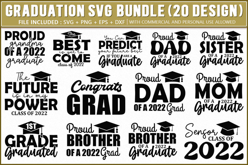 Graduation SVG Mini Bundle - So Fontsy