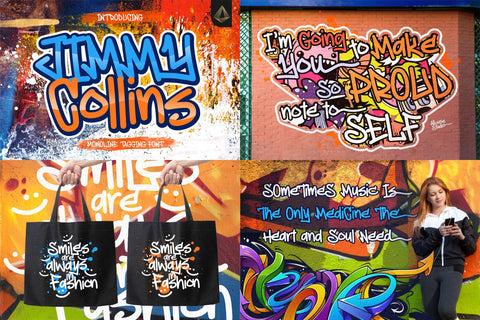 Graffiti Font Bundle Vol I Font Allouse.Studio 