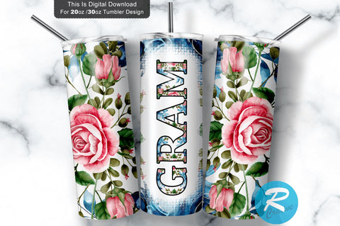 GRAM 20 oz / 30 oz Tumbler PNG Sublimation Regulrcrative 
