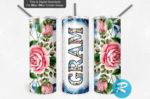 GRAM 20 oz / 30 oz Tumbler PNG Sublimation Regulrcrative 