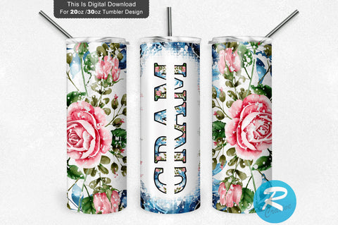 Gram 20 oz / 30 oz Tumbler PNG Sublimation Regulrcrative 