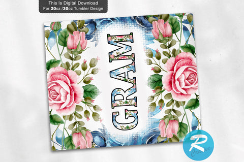 GRAM 20 oz / 30 oz Tumbler PNG Sublimation Regulrcrative 