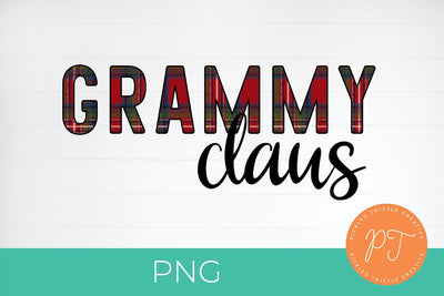 Grammy Claus Holiday Sublimation PNG SVG Pickled Thistle Creative 