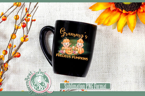 Grammy's Precious Pumpkins Sublimation Sublimation QueenBrat Digital Designs 
