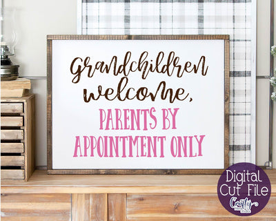 Grandchildren Welcome SVG SVG Crafty Mama Studios 