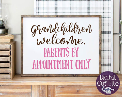Grandchildren Welcome SVG SVG Crafty Mama Studios 