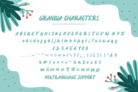 Grandia - Handbrush Font Font Alpaprana Studio 