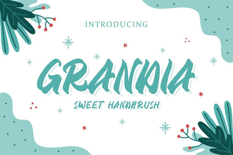 Grandia - Handbrush Font Font Alpaprana Studio 