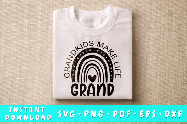 Grandkids Make Life Grand SVG SVG HappyDesignStudio 