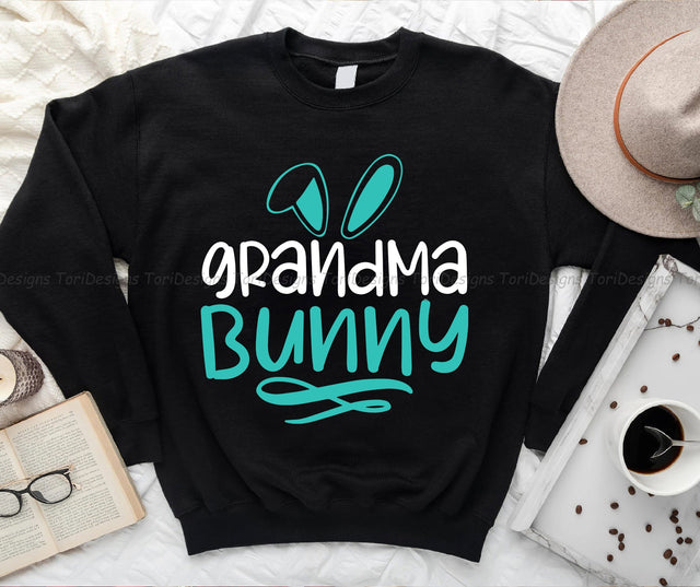 Grandma Bunny PNG sublimation design Sublimation ToriDesigns 