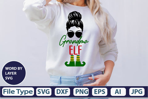 Grandma Elf SVG Cut File SVG DesignPlante 503 