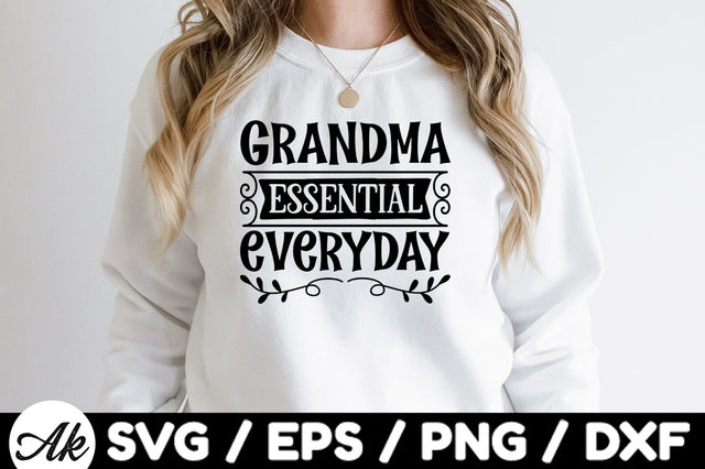 Grandma essential everyday svg SVG akazaddesign 