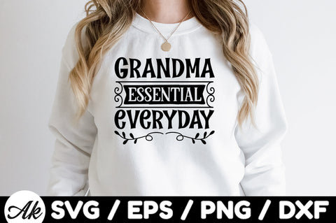 Grandma essential everyday svg SVG akazaddesign 