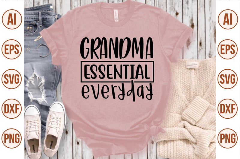 grandma essential everyday svg SVG nirmal108roy 