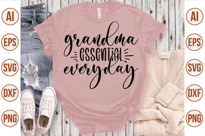 grandma essential everyday svg SVG nirmal108roy 