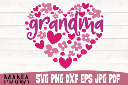 Grandma Heart svg cut file design SVG GraphicMania 