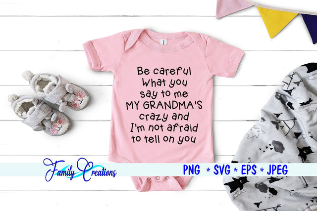 Grandma Is Crazy SVG Family Creations 