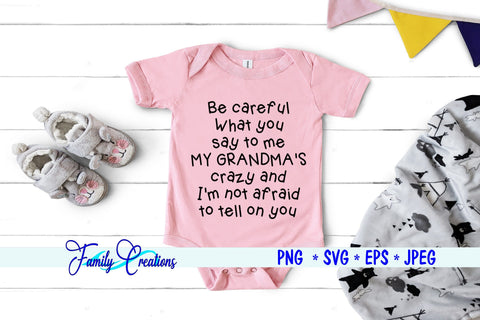 Grandma Is Crazy SVG Family Creations 