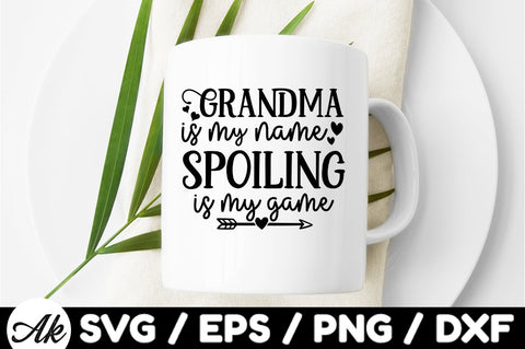 Grandma is my name spoiling is my game svg SVG akazaddesign 