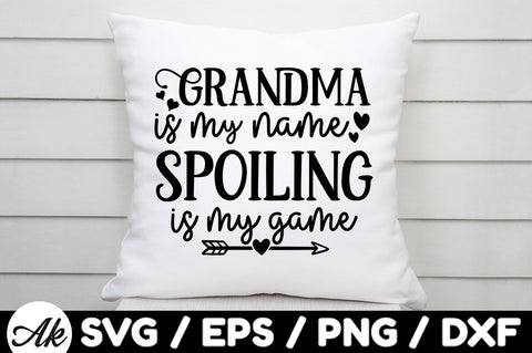 Grandma is my name spoiling is my game svg SVG akazaddesign 