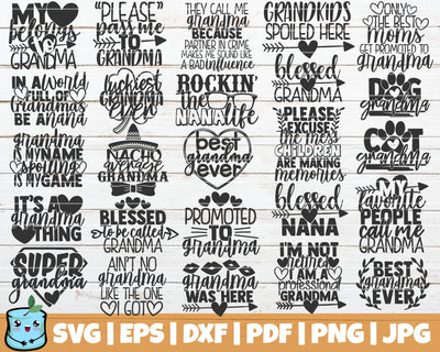 Grandma Life SVG Bundle SVG MintyMarshmallows 