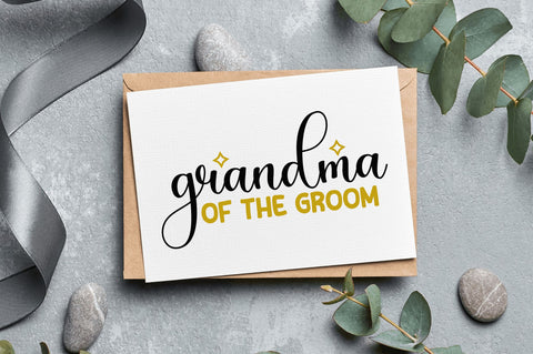 Grandma of the groom SVG SVG Regulrcrative 
