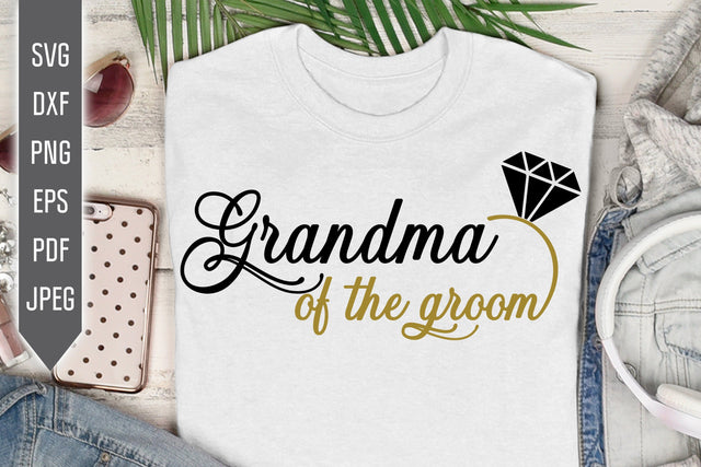 Grandma of the Groom Svg. Wedding Svg. Bride Team Svg. Wedding Roles Svg. Wedding Party Svg. Cricut, Silhouette, Iron On, Dxf, Eps, Png, Pdf SVG Mint And Beer Creations 