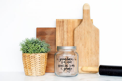 Grandma Quote SVG - Spoiling Is My Game SVG Pickled Thistle Creative 